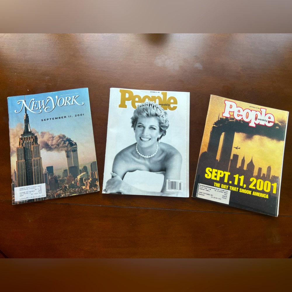 3 Vintage Magazine Collection from Sept. 2001 and Sept. 1997